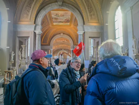 Plaza de San Pedro vista al final de la visita a la Capilla Sixtina y la Basílica